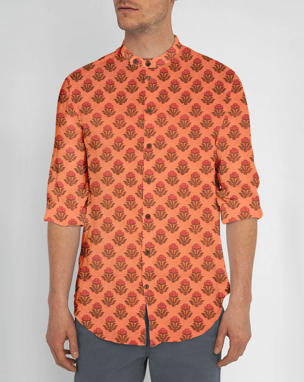 Hand Block Cotton Fabric - Fabriclore.com