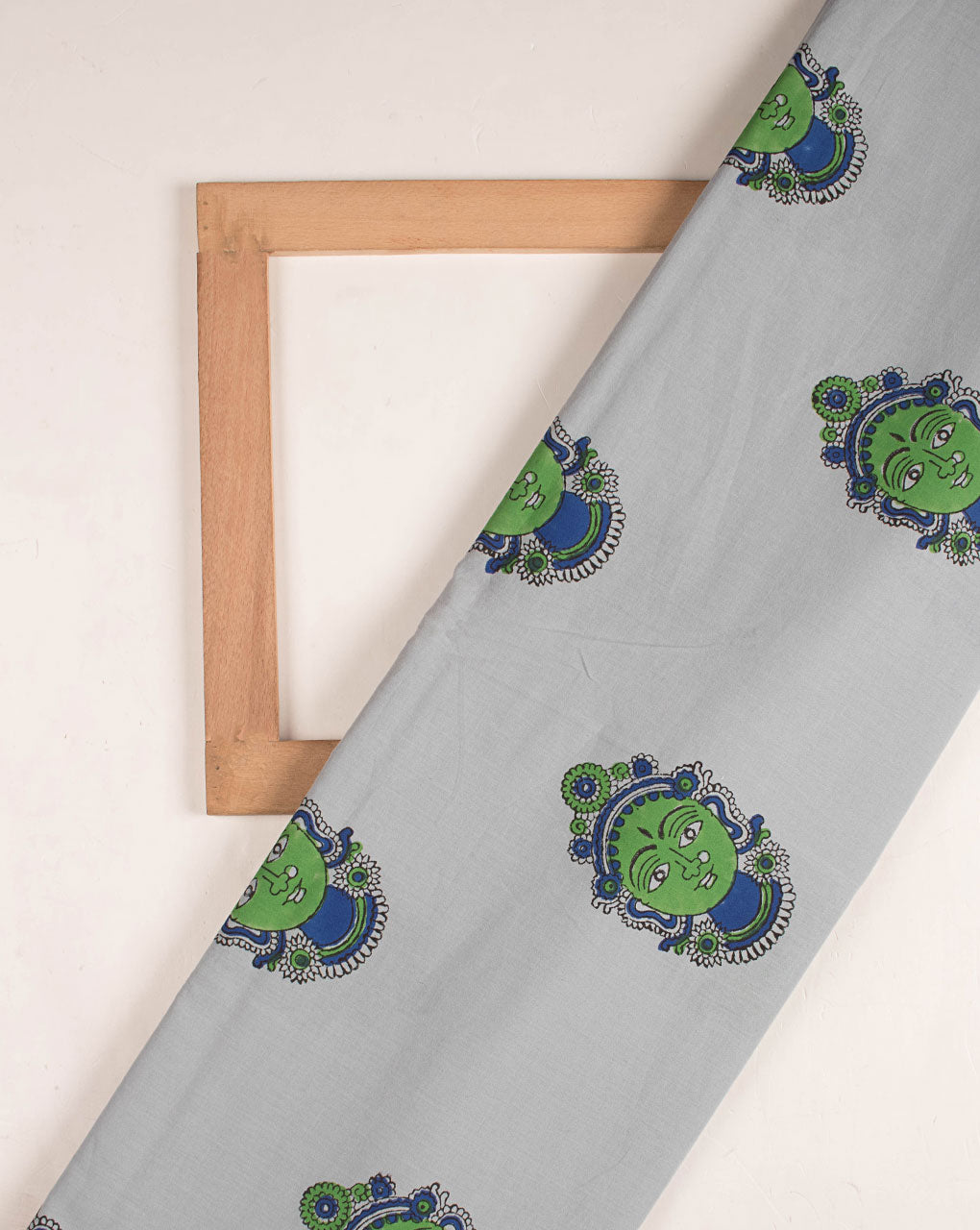 Objects Hand Block Cotton Fabric - Fabriclore.com