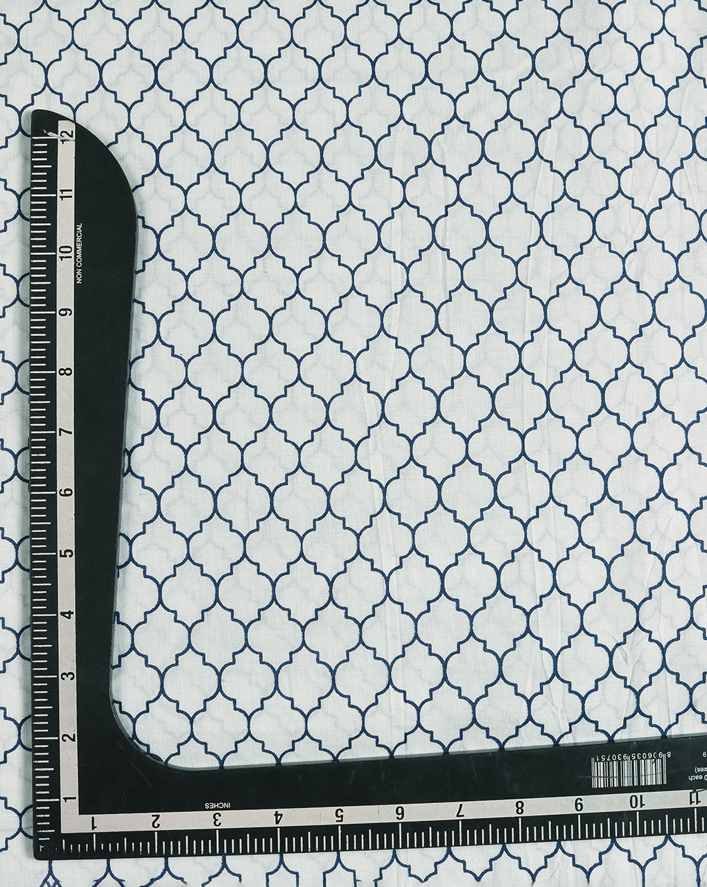 Trellis Screen Print Cotton Fabric - Fabriclore.com