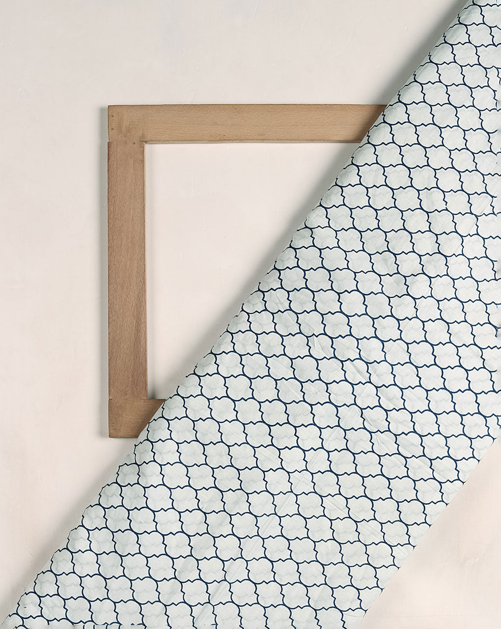 Trellis Screen Print Cotton Fabric - Fabriclore.com