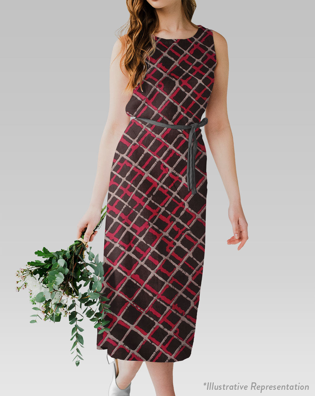 Geometric Screen Print Cotton Fabric - Fabriclore.com