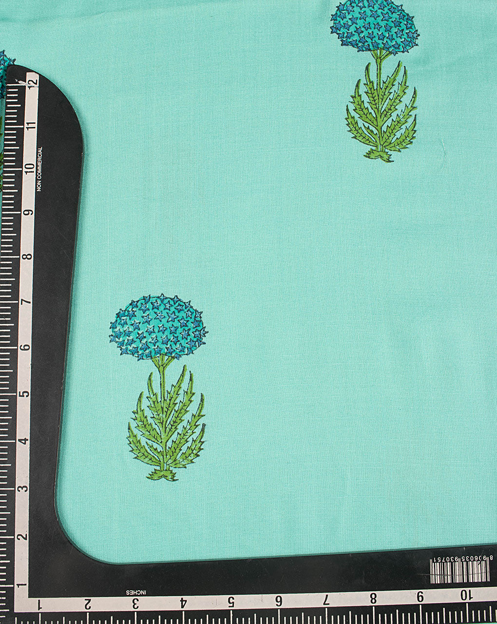 Mughal Hand Block Slub Rayon Fabric - Fabriclore.com