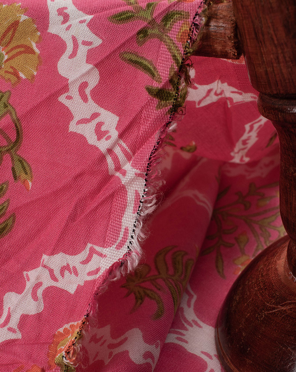 Screen Print Rayon Fabric - Fabriclore.com
