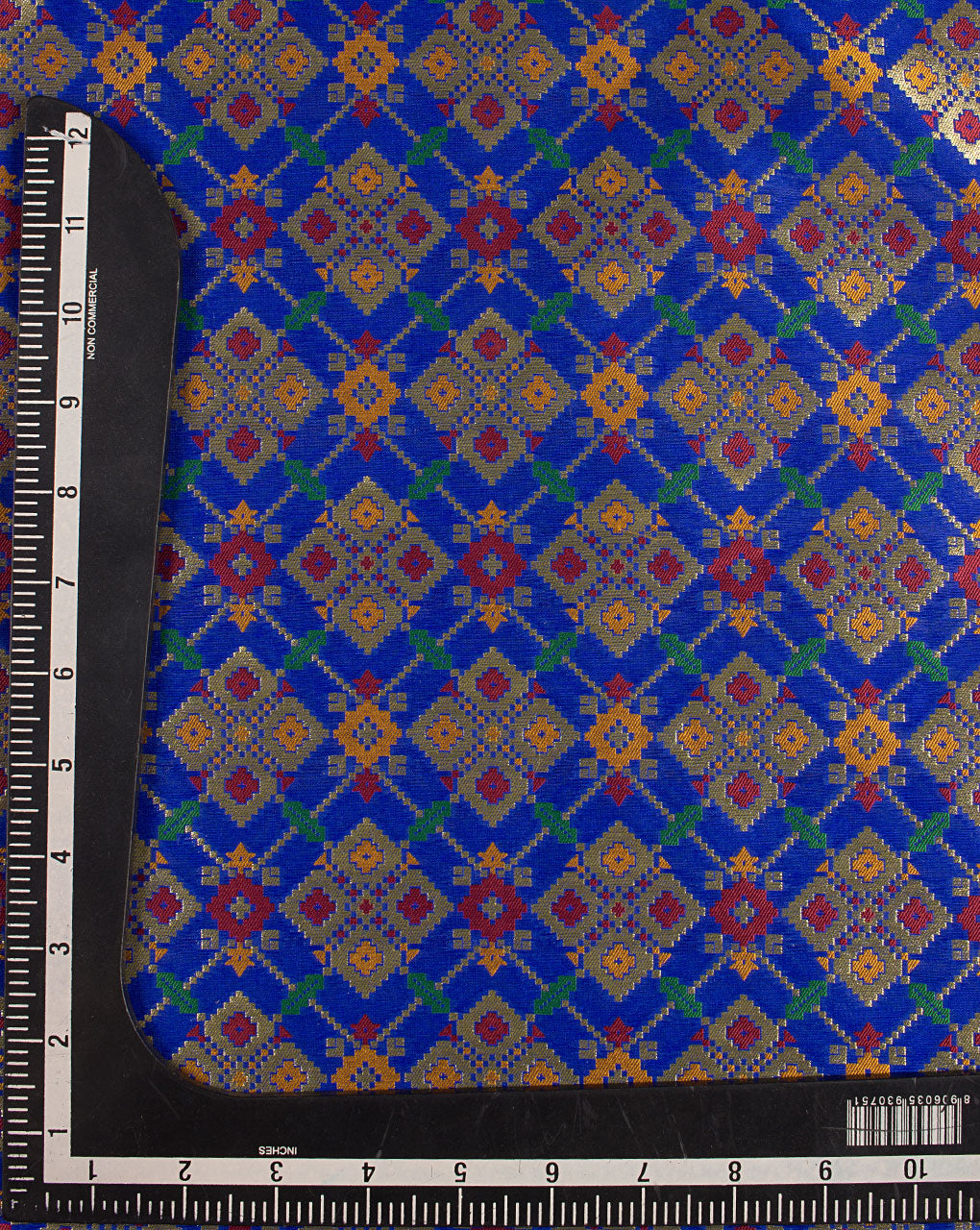 Zari Jacquard Banarasi Kataan Silk Fabric - Fabriclore.com