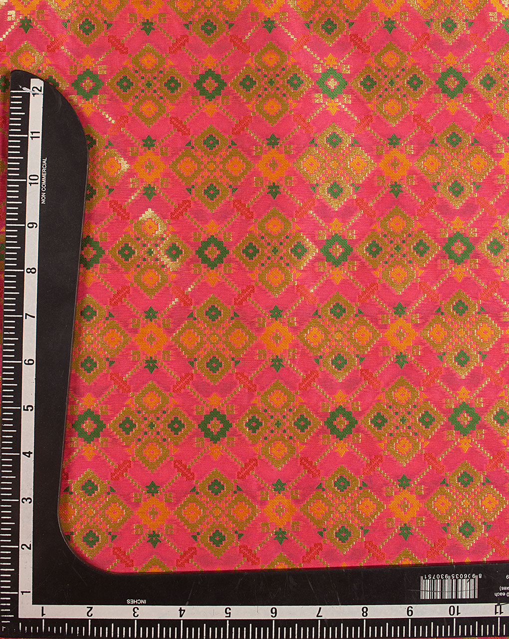 Zari Jacquard Banarasi Kataan Silk Fabric - Fabriclore.com