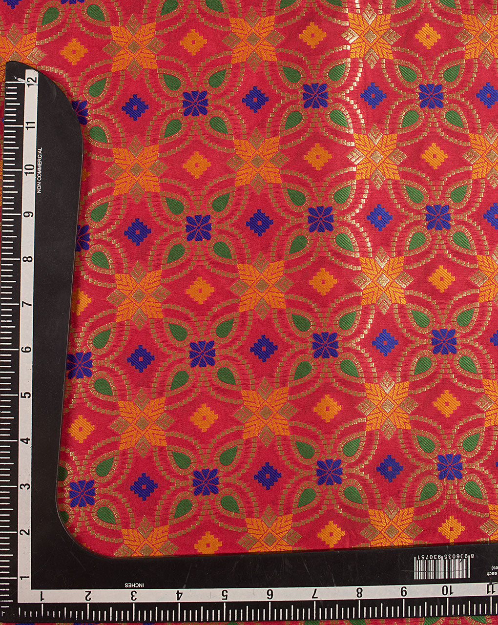 Zari Jacquard Banarasi Kataan Silk Fabric - Fabriclore.com