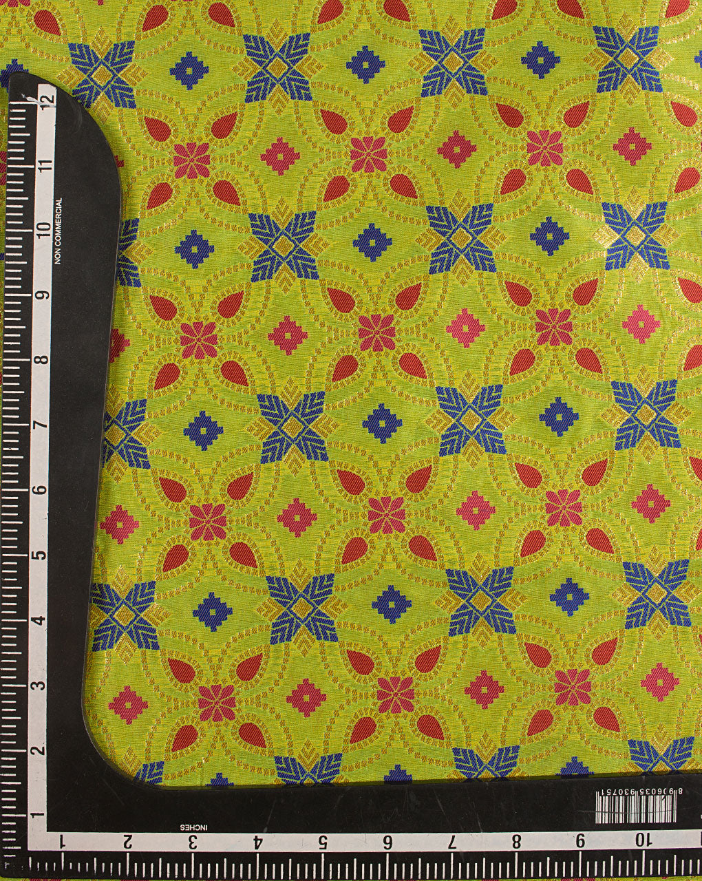 Zari Jacquard Banarasi Kataan Silk Fabric - Fabriclore.com