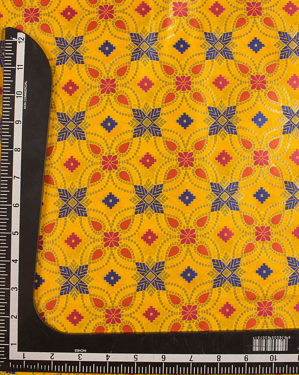 Zari Jacquard Banarasi Kataan Silk Fabric - Fabriclore.com