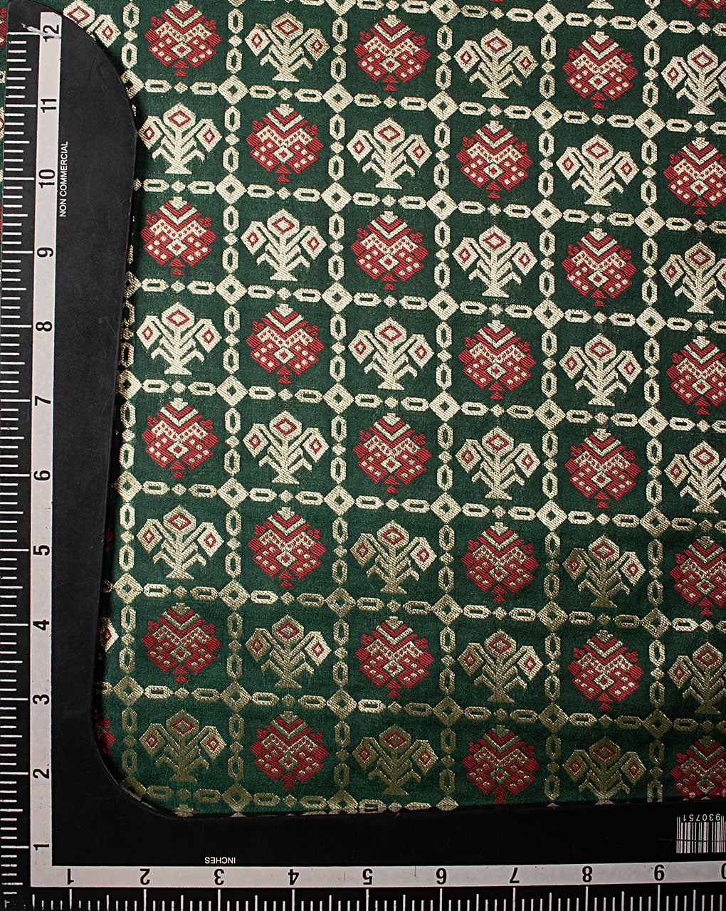 Zari Jacquard Pure Taffeta Silk Fabric - Fabriclore.com
