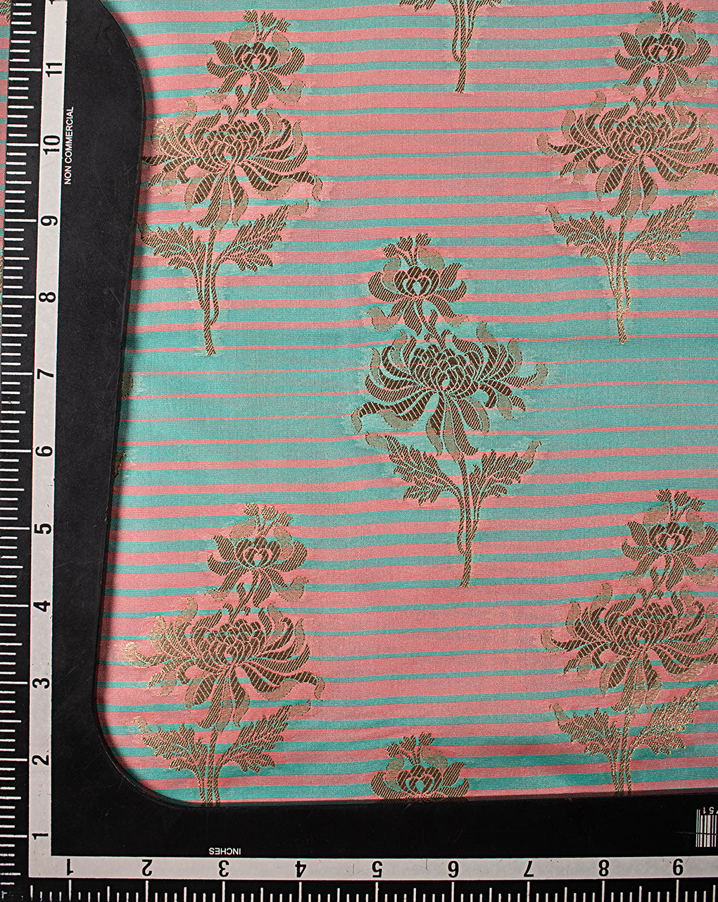 Zari Jacquard Pure Taffeta Silk Fabric - Fabriclore.com