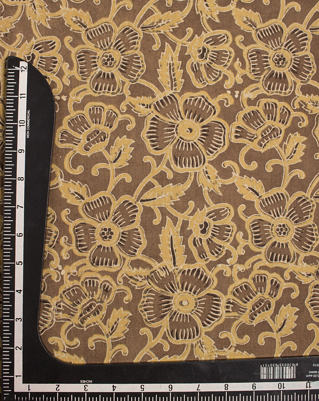 Natural Dye Ajrak Hand Block Cotton Fabric - Fabriclore.com