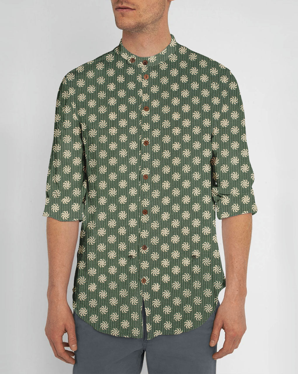 Discharge Print Kantha Cotton Fabric - Fabriclore.com