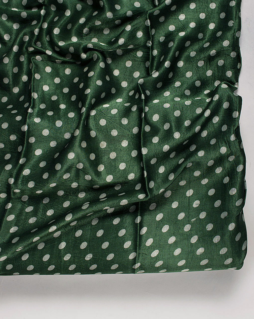 Discharge Screen Print Mashru Silk Fabric