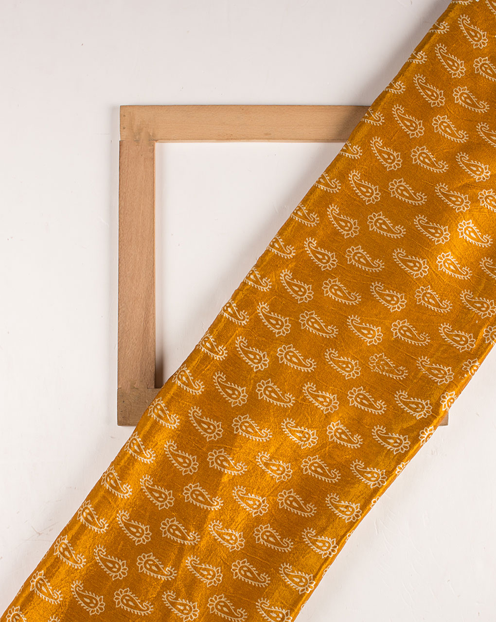 Discharge Screen Print Mashru Silk Fabric - Fabriclore.com