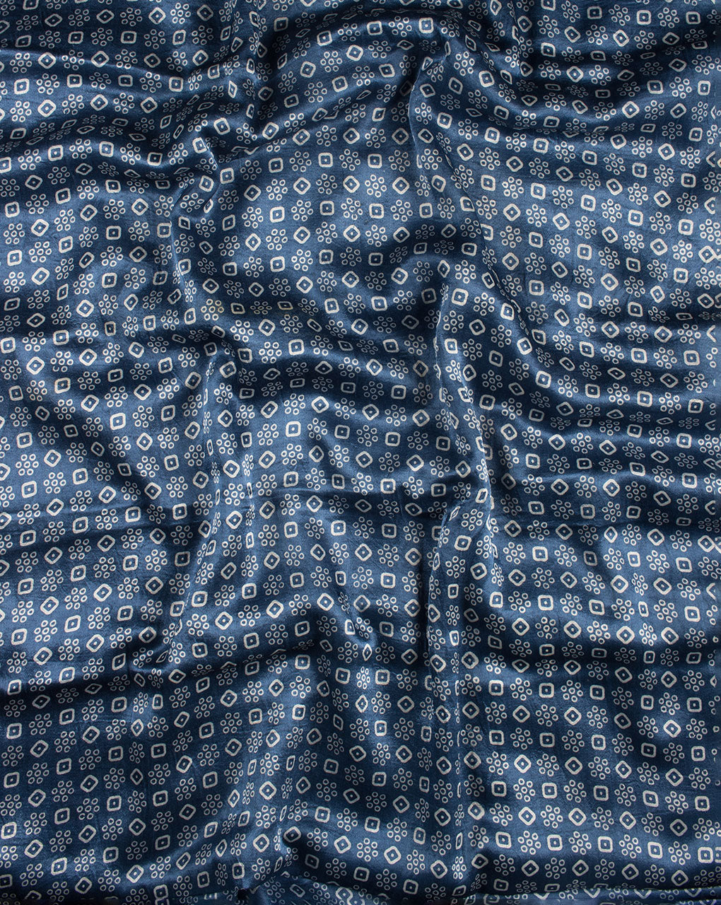 Discharge Screen Print Mashru Silk Fabric - Fabriclore.com