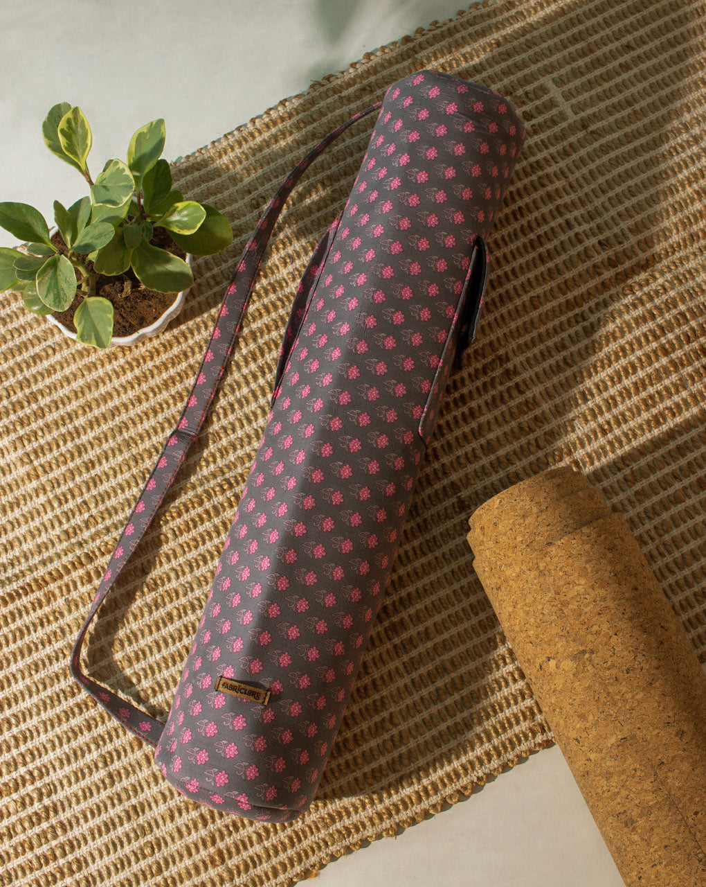 Handcrafted Yoga Mat Bag - Fabriclore.com