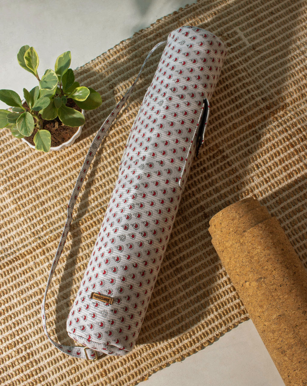 Handcrafted Yoga Mat Bag - Fabriclore.com