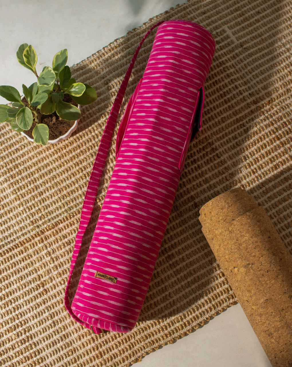 Handcrafted Yoga Mat Bag - Fabriclore.com