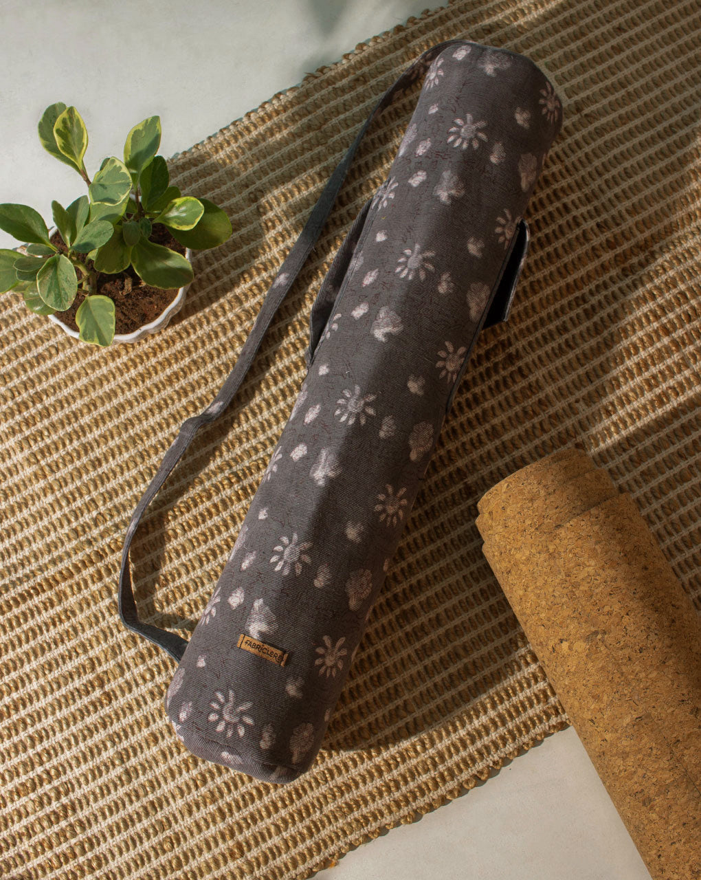 Handcrafted Yoga Mat Bag - Fabriclore.com