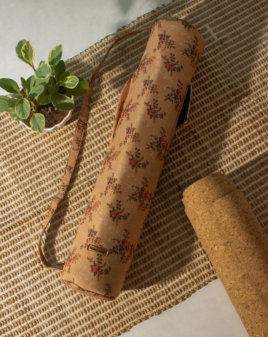 Handcrafted Yoga Mat Bag - Fabriclore.com