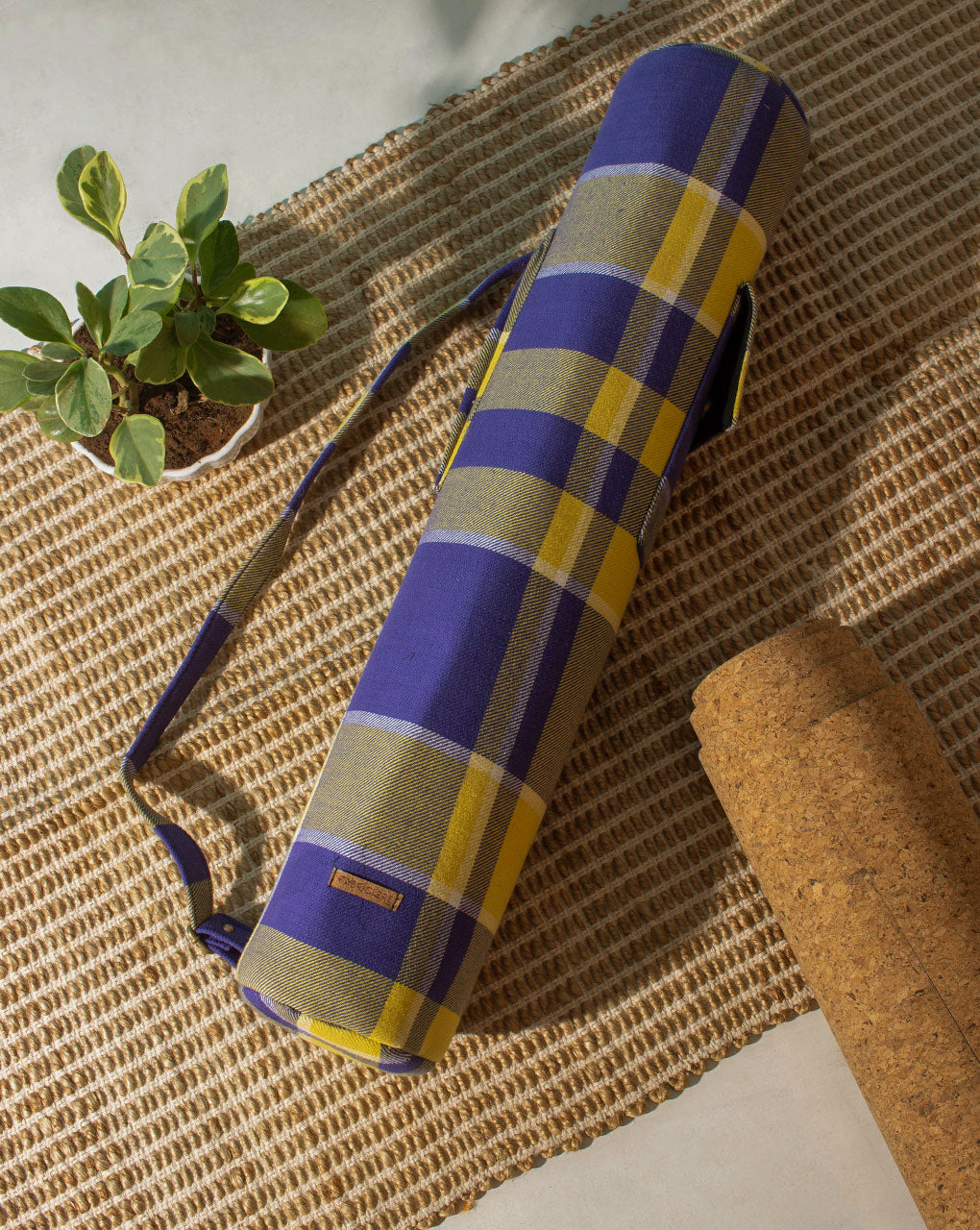 Handcrafted Yoga Mat Bag - Fabriclore.com