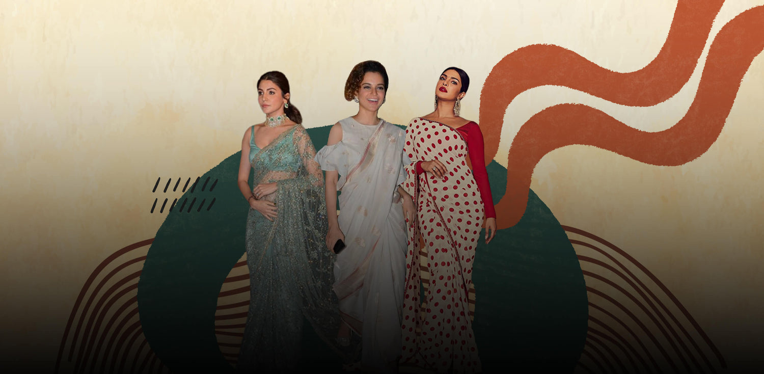 Accentuate your Wardrobe with bollywood inspired vintage style saree