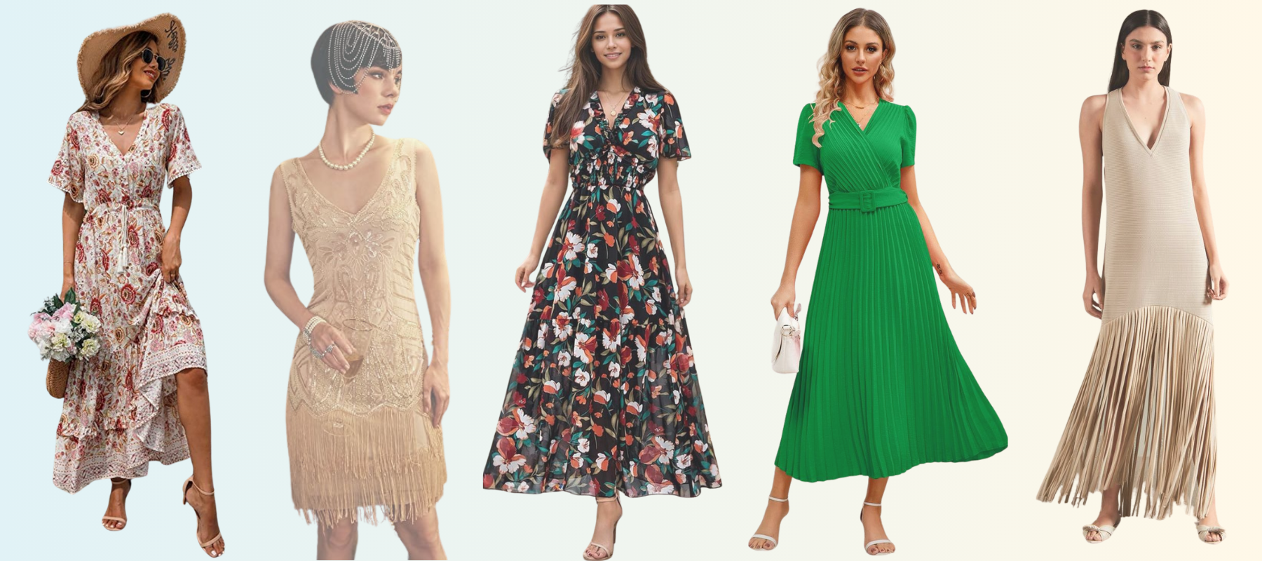 Women's Dresses Based on Movement and Flow