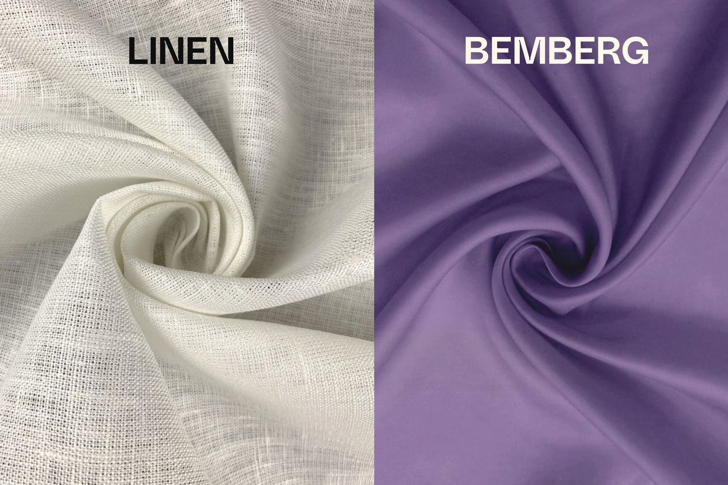 Linen and Bemberg Fabric