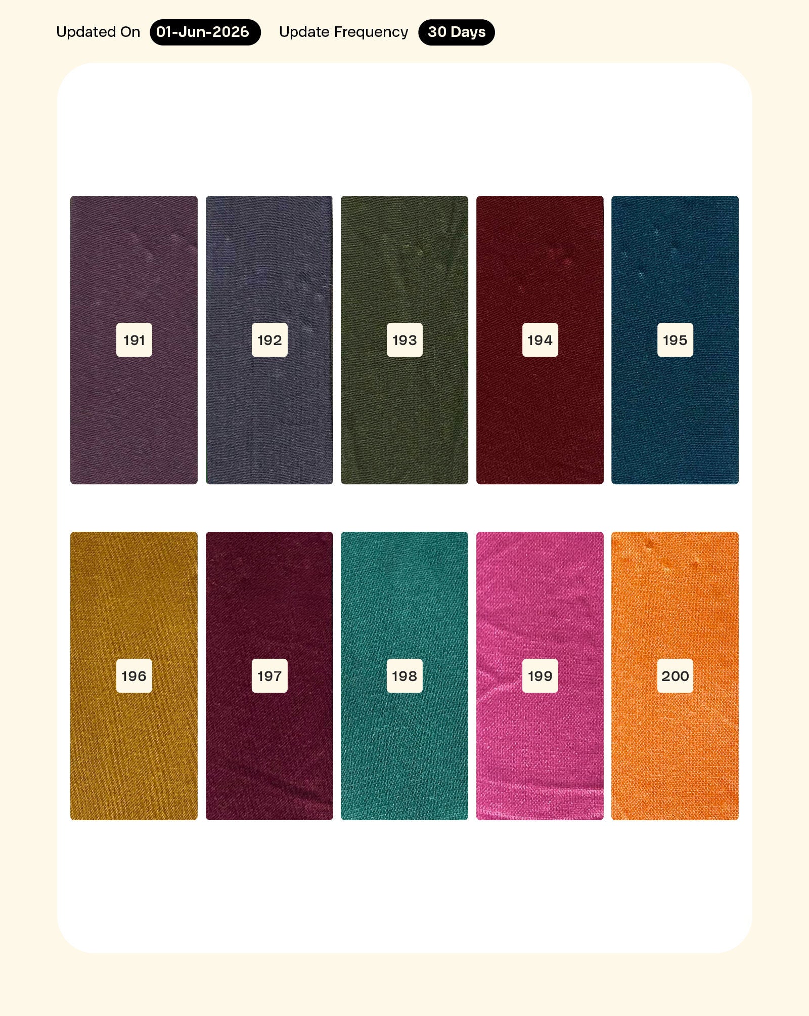 30s Liva Rayon Plain Fabric 44" - 14 kg