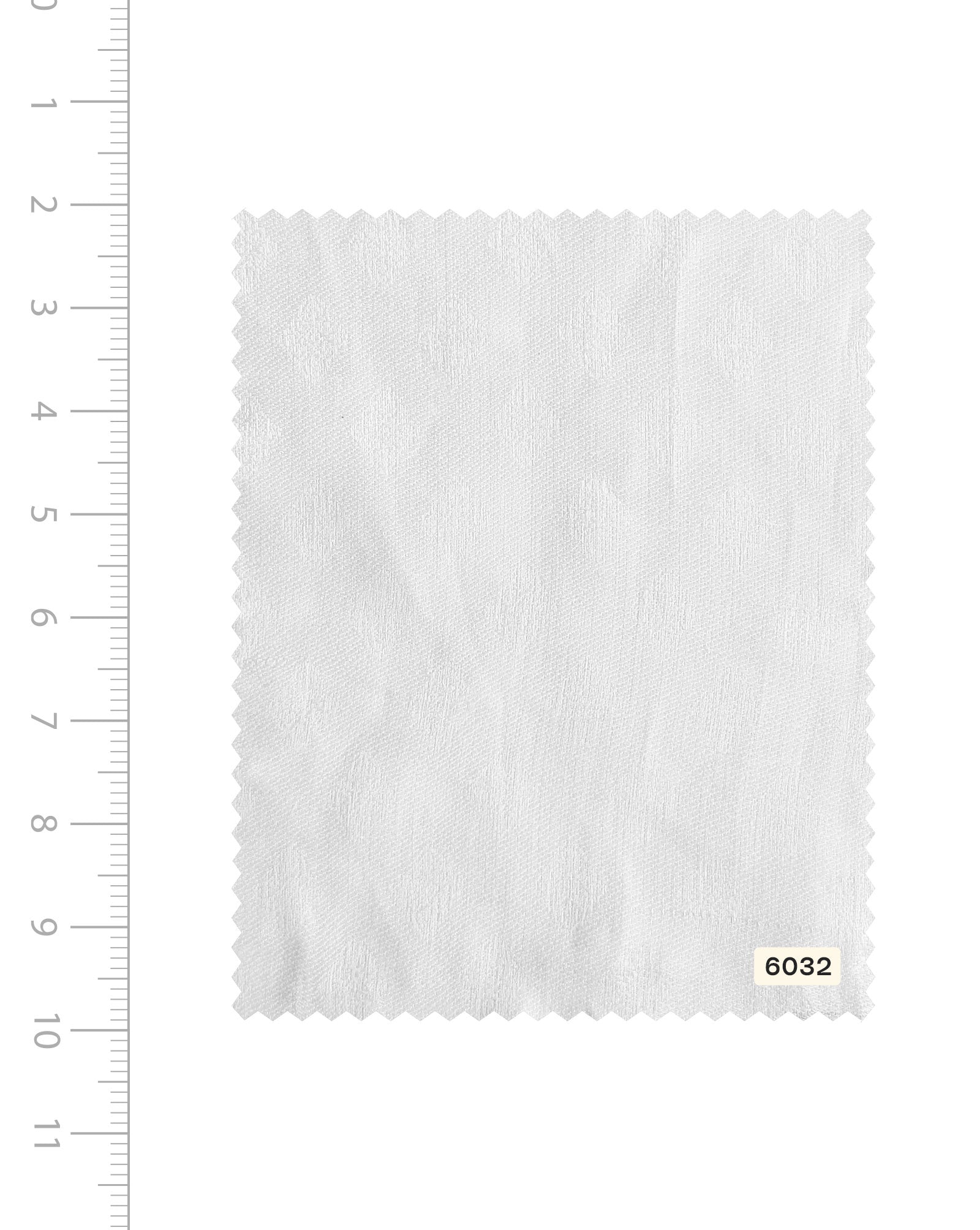 White 60 Lea Pure Jacquard Linen Fabric 58"