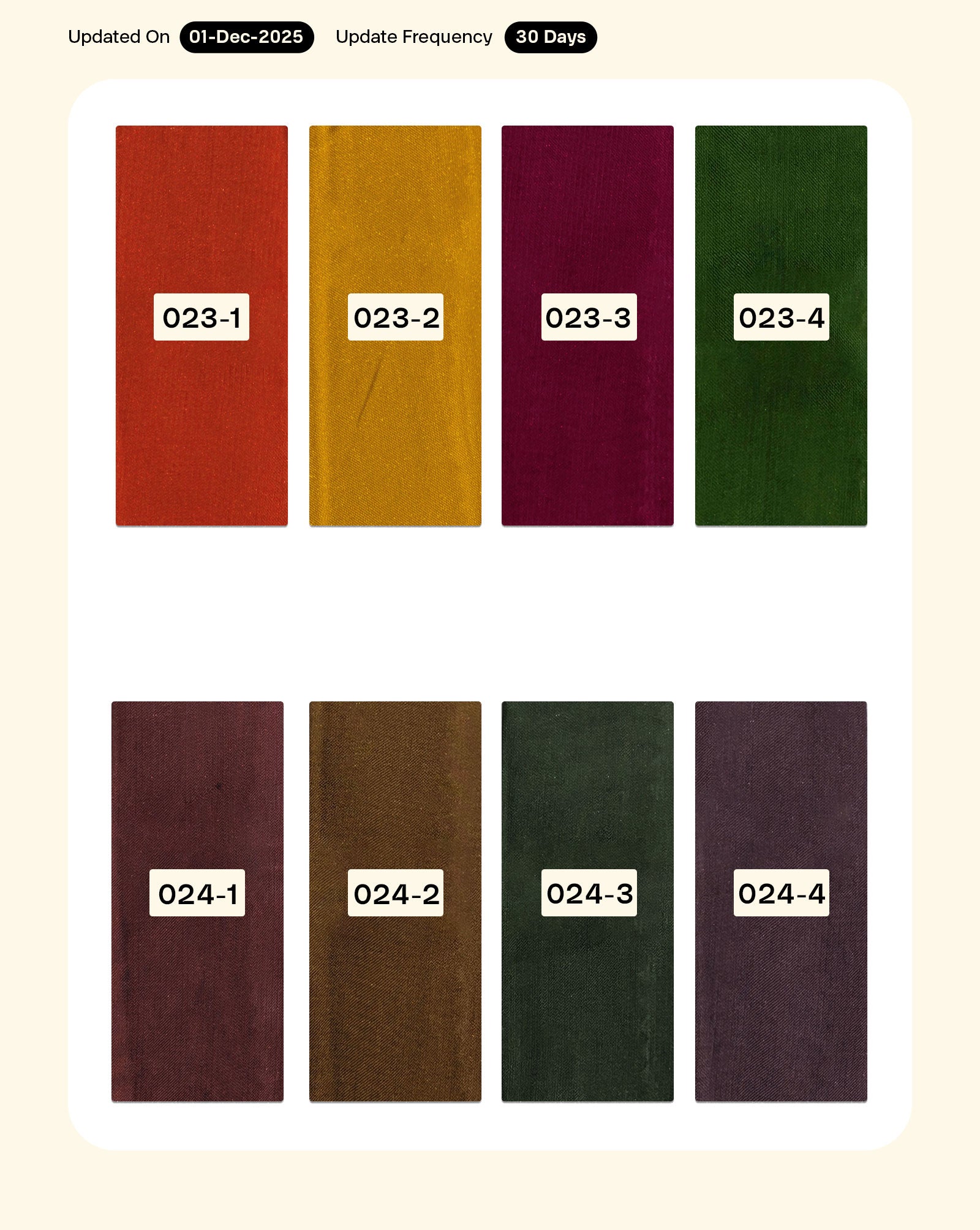 Viscose Organza Mill Dyed Fabric 5.5 kg