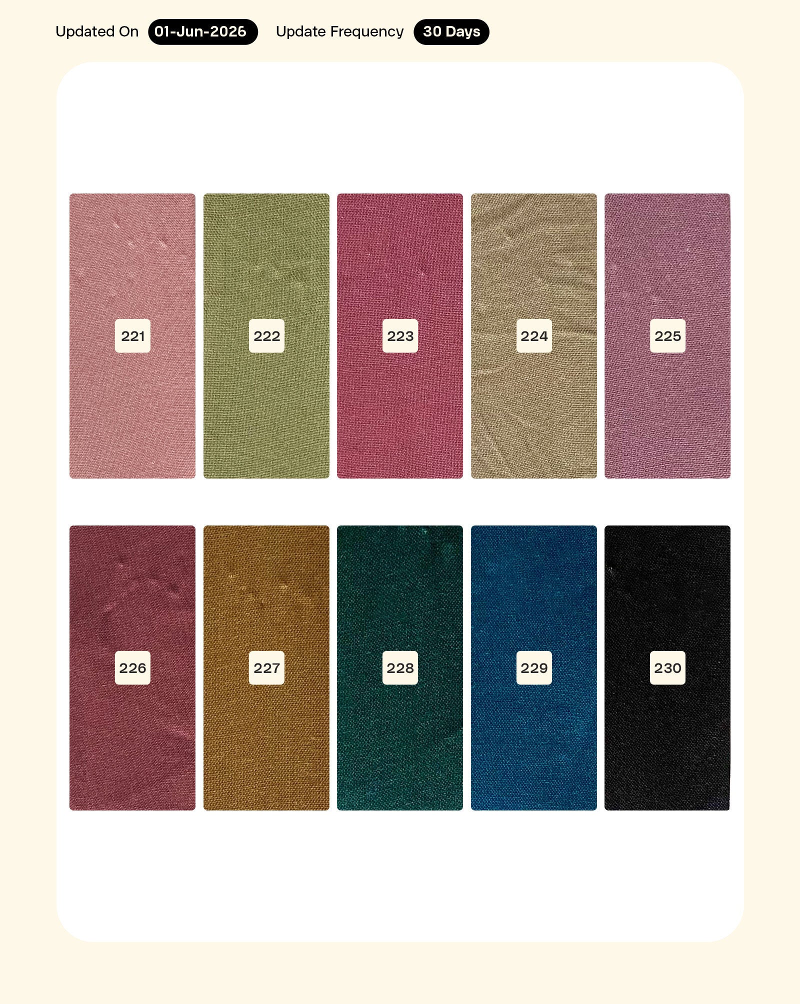 30s Liva Rayon Plain Fabric 44" - 14 kg