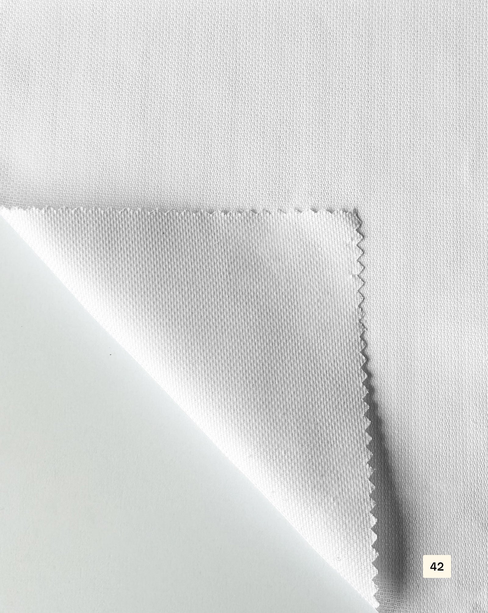 40s Cotton Dobby White Fabric 58"