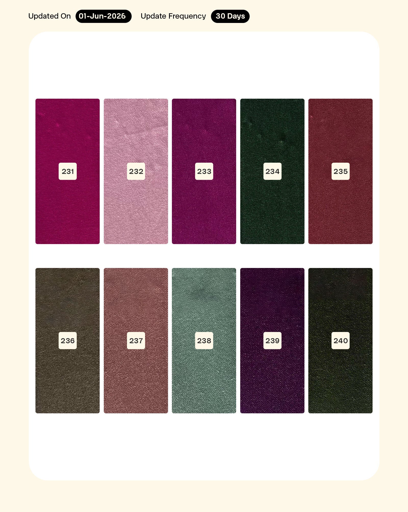 30s Liva Rayon Plain Fabric 44" - 14 kg