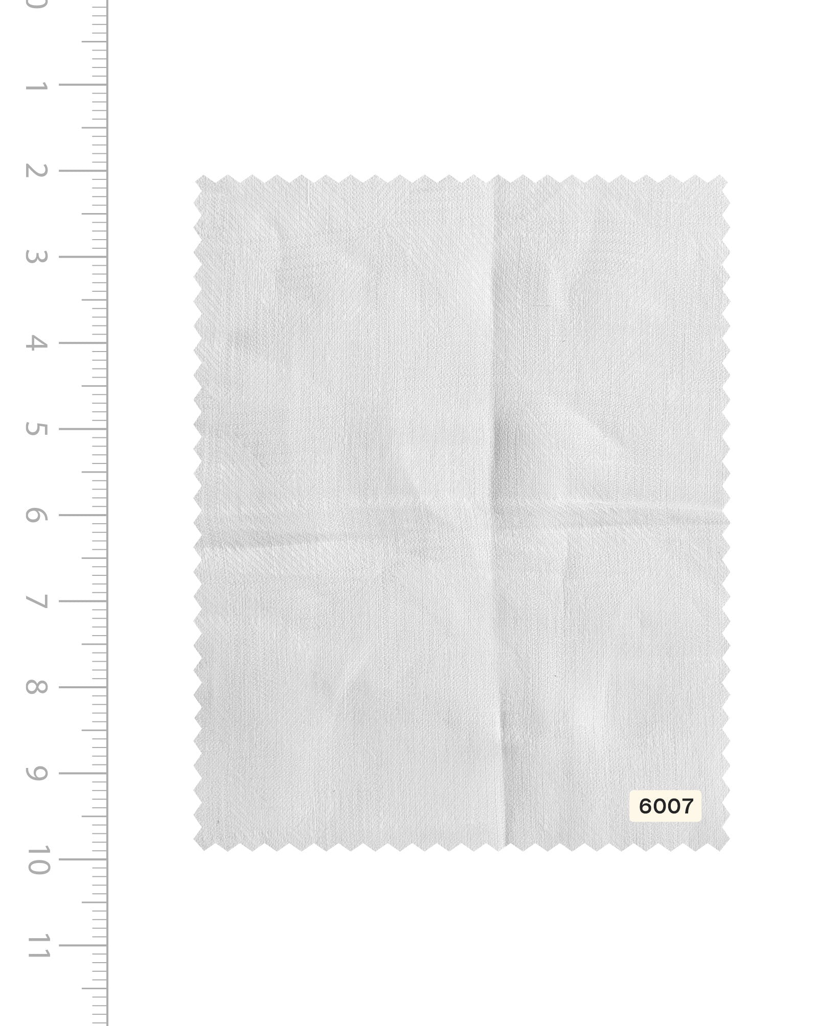 White 60 Lea Pure Jacquard Linen Fabric 58"