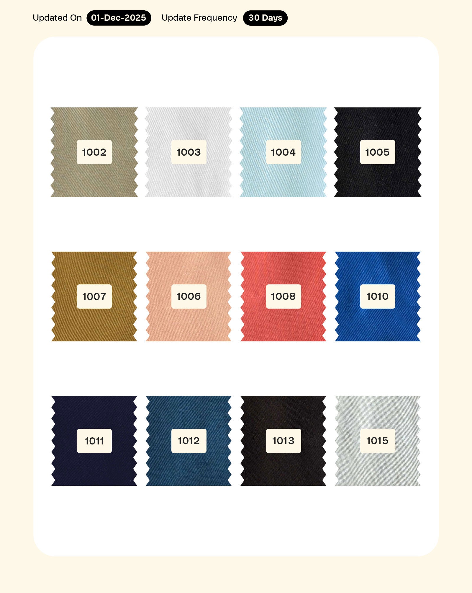 LENZING™ Modal Twill Mill Dyed Fabric 58"