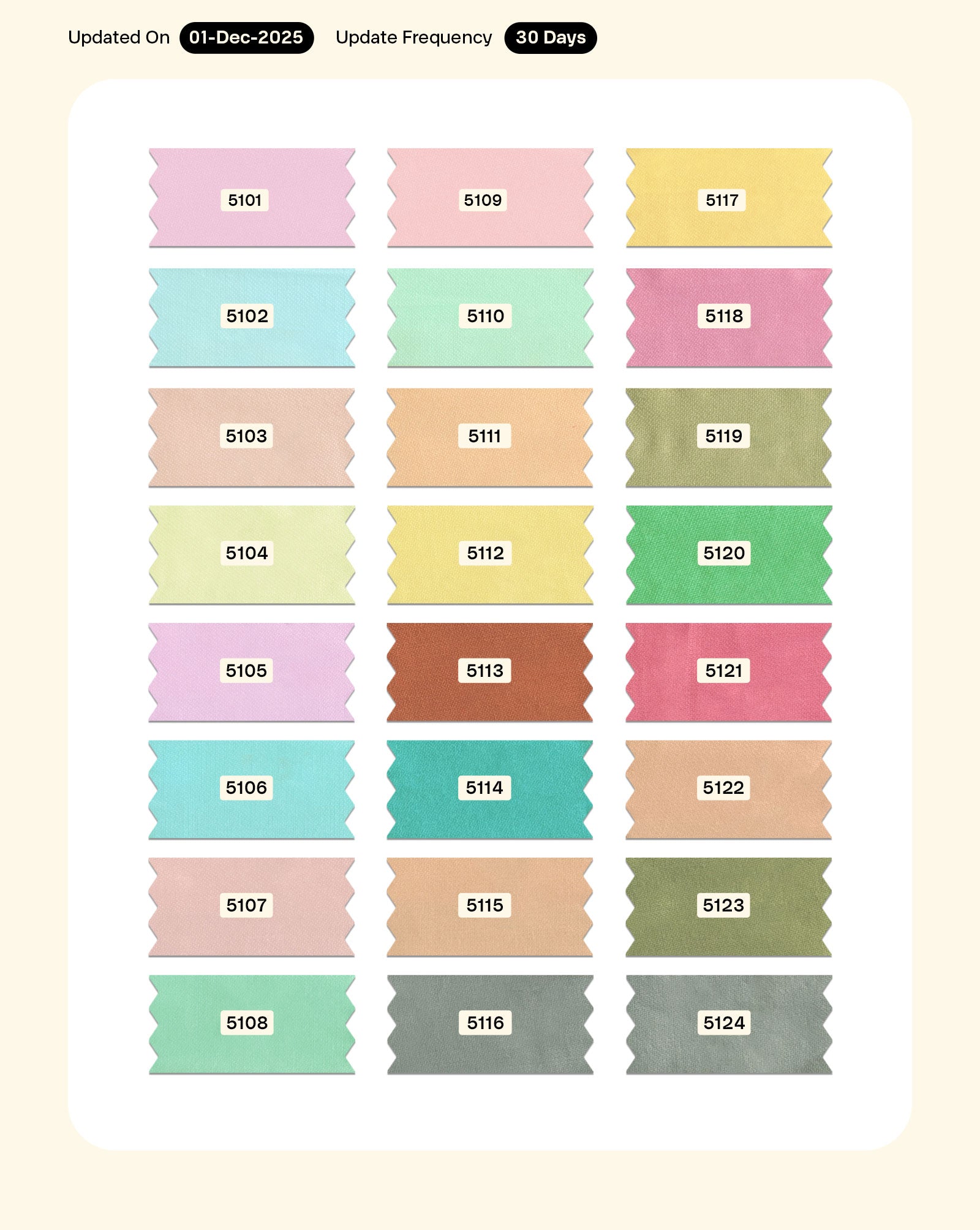 Cotton Jam Satin Mill Dyed Fabric 42" - 10 kg