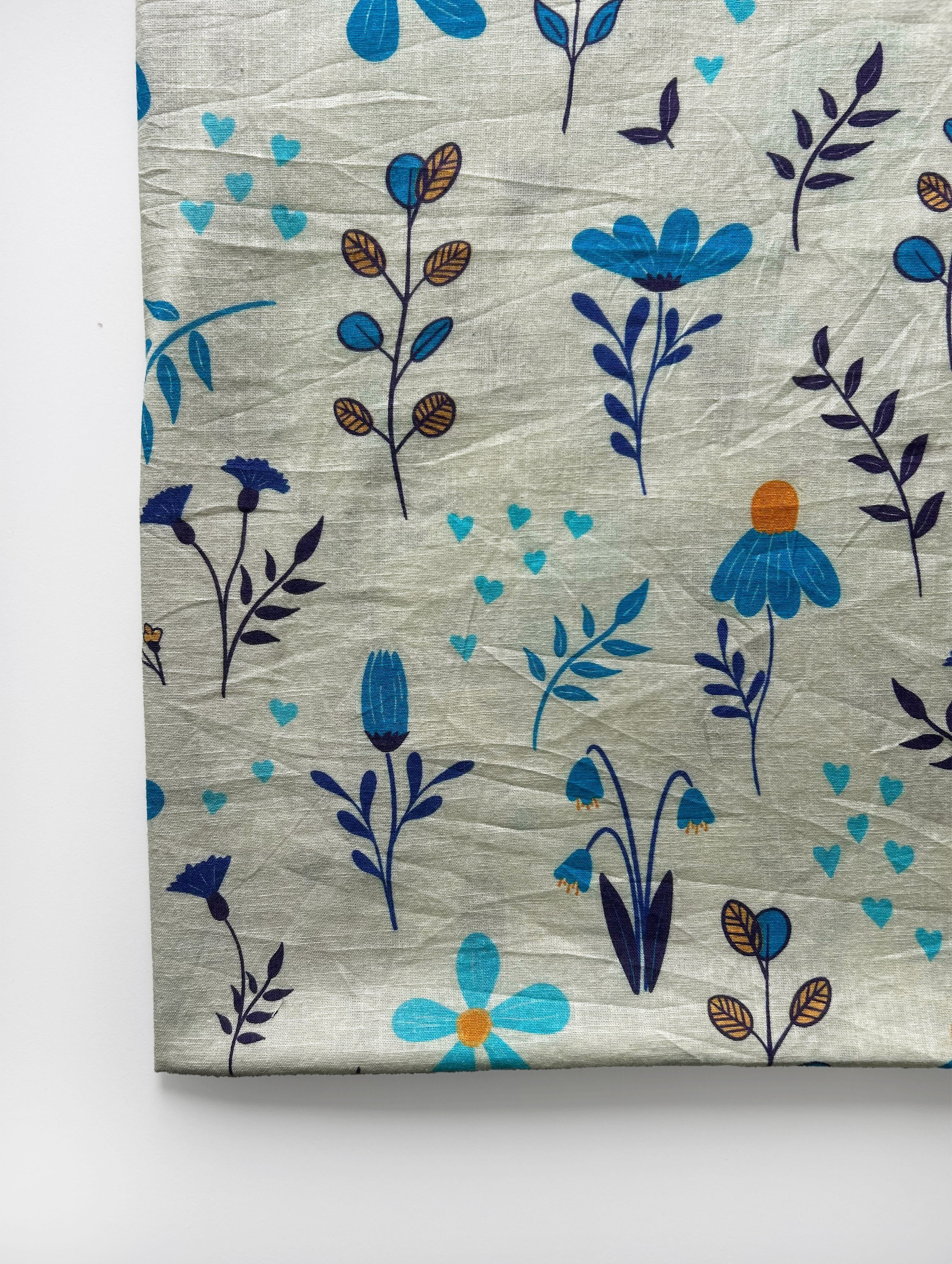 Digital Print 30s Double Sided Cotton Slub Fabric 58"
