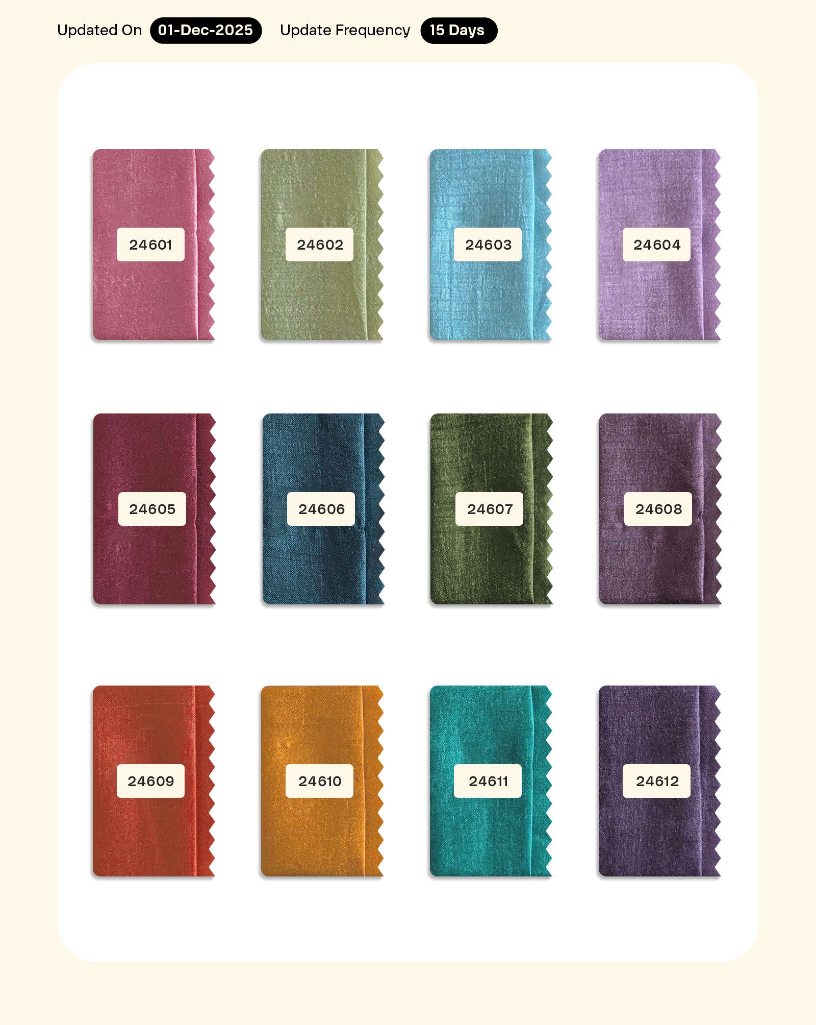 Poly Shimmer Fabric 47" - 8 kg