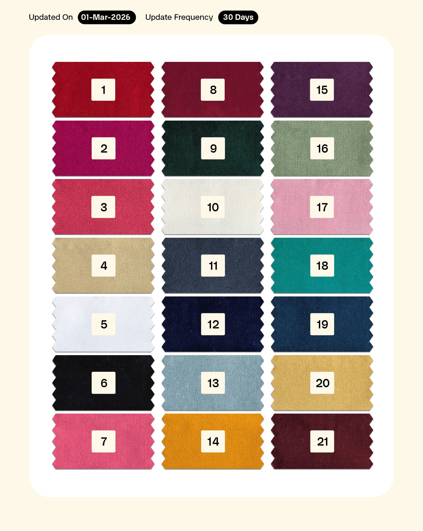 30s Liva Rayon Plain Mill Dyed Fabric 54" - 16 kg