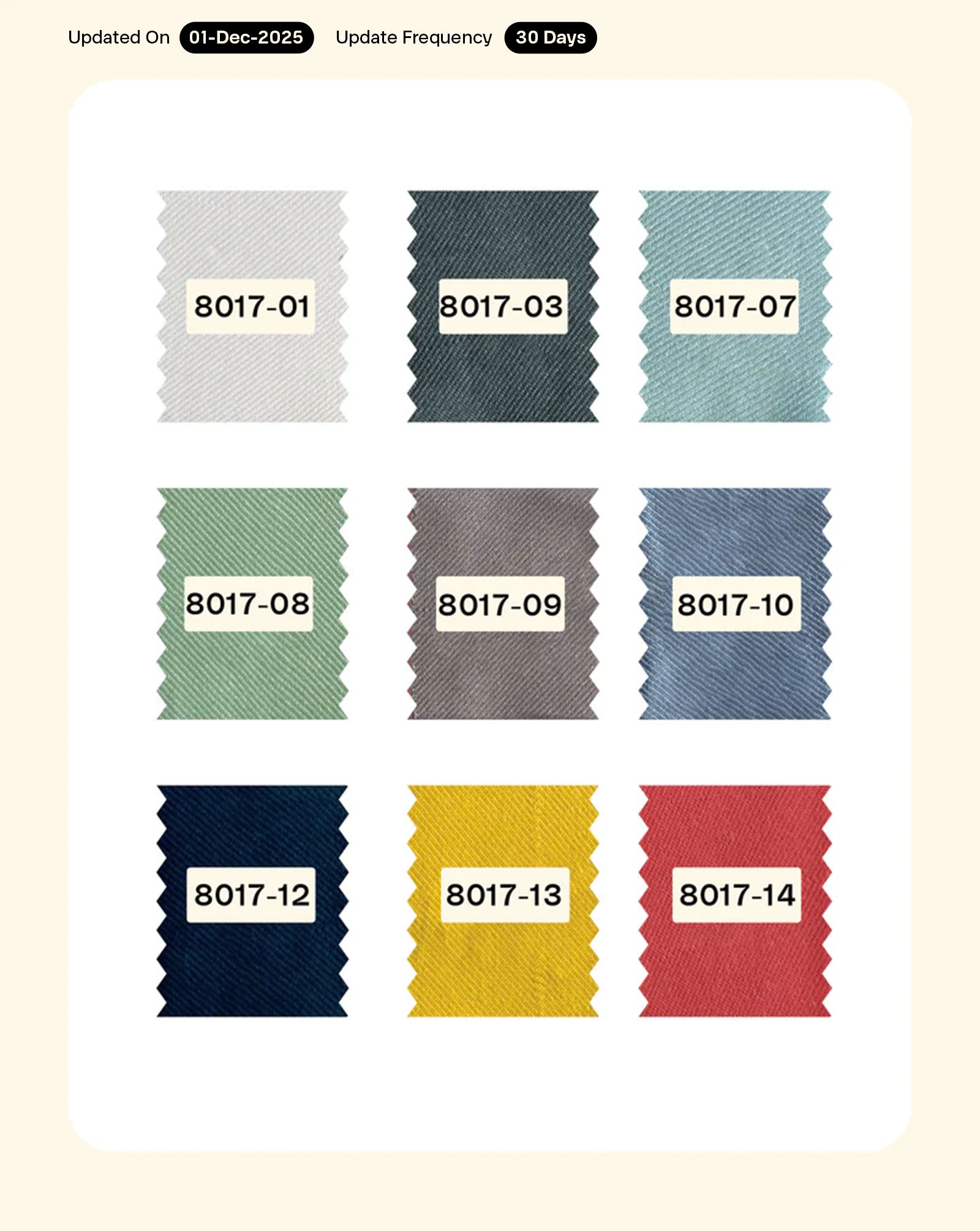 LENZING™ Ecovero Twill Mill Dyed Fabric 58"