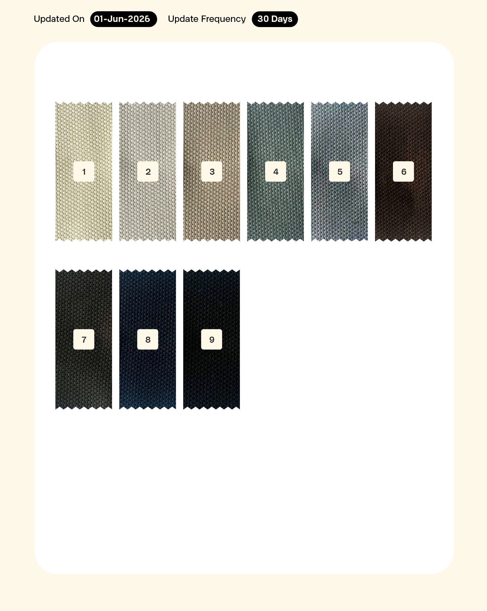 Cotton Dobby Mill Dyed Fabric 56"