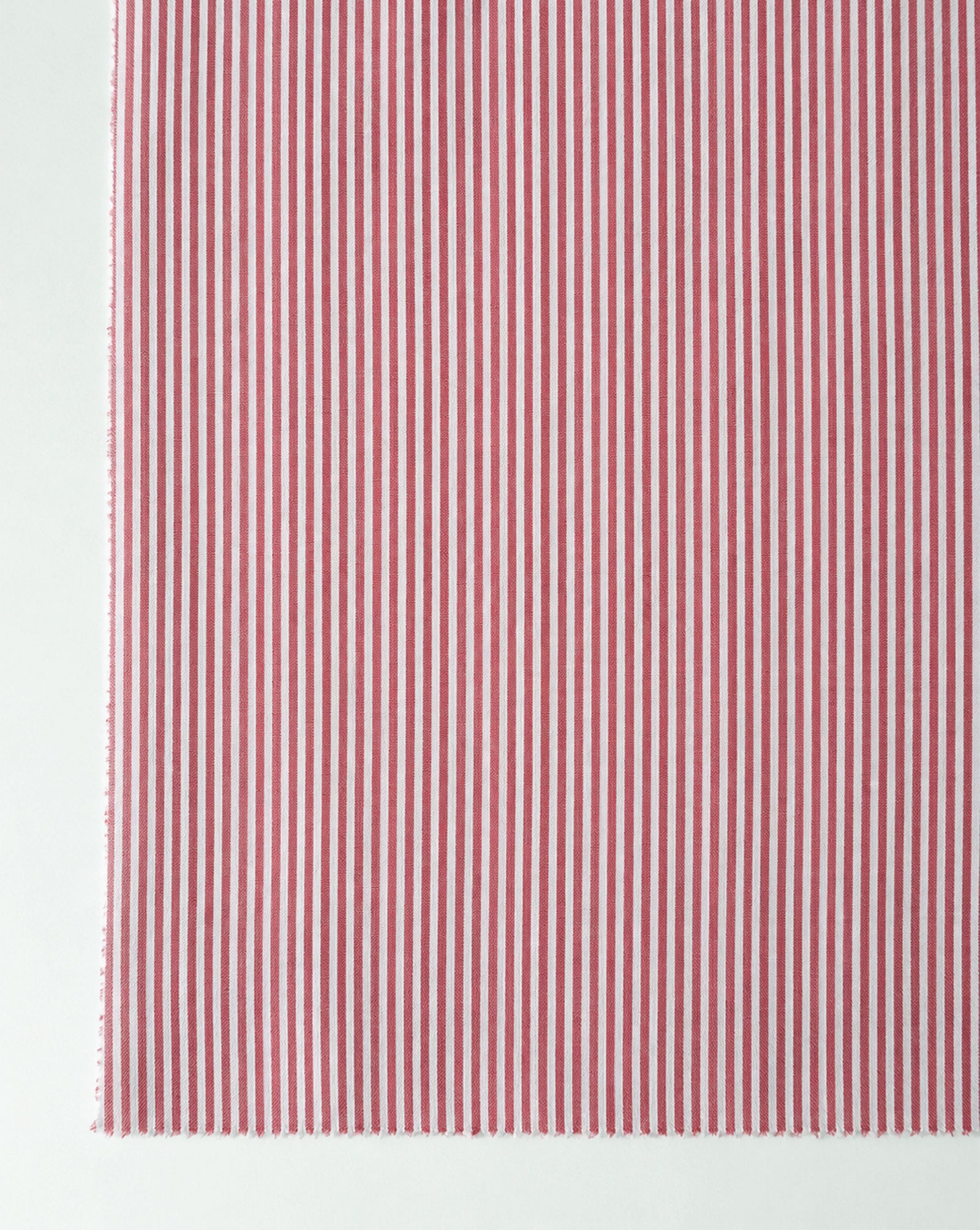 Red Stripe Yarn Dyed Seersucker Fabric 56"