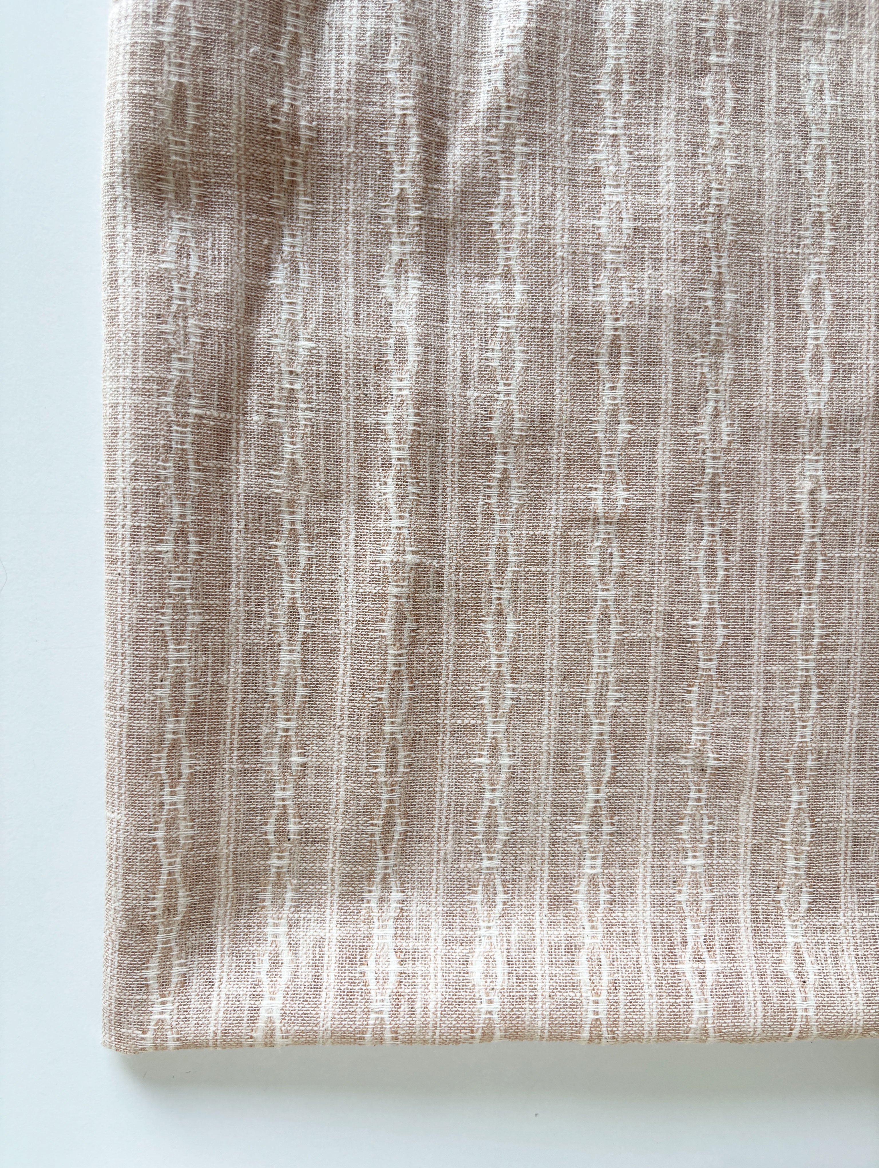 Loom Textured Blended Cotton Dobby Yarn Dyed Fabric 57"