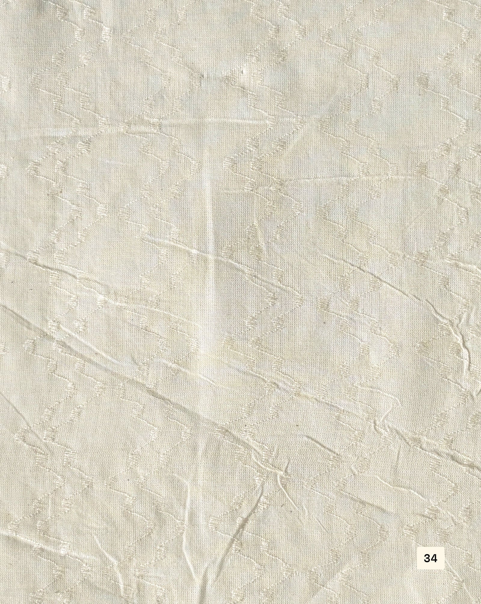 Greige Cotton Dobby fabric 48"