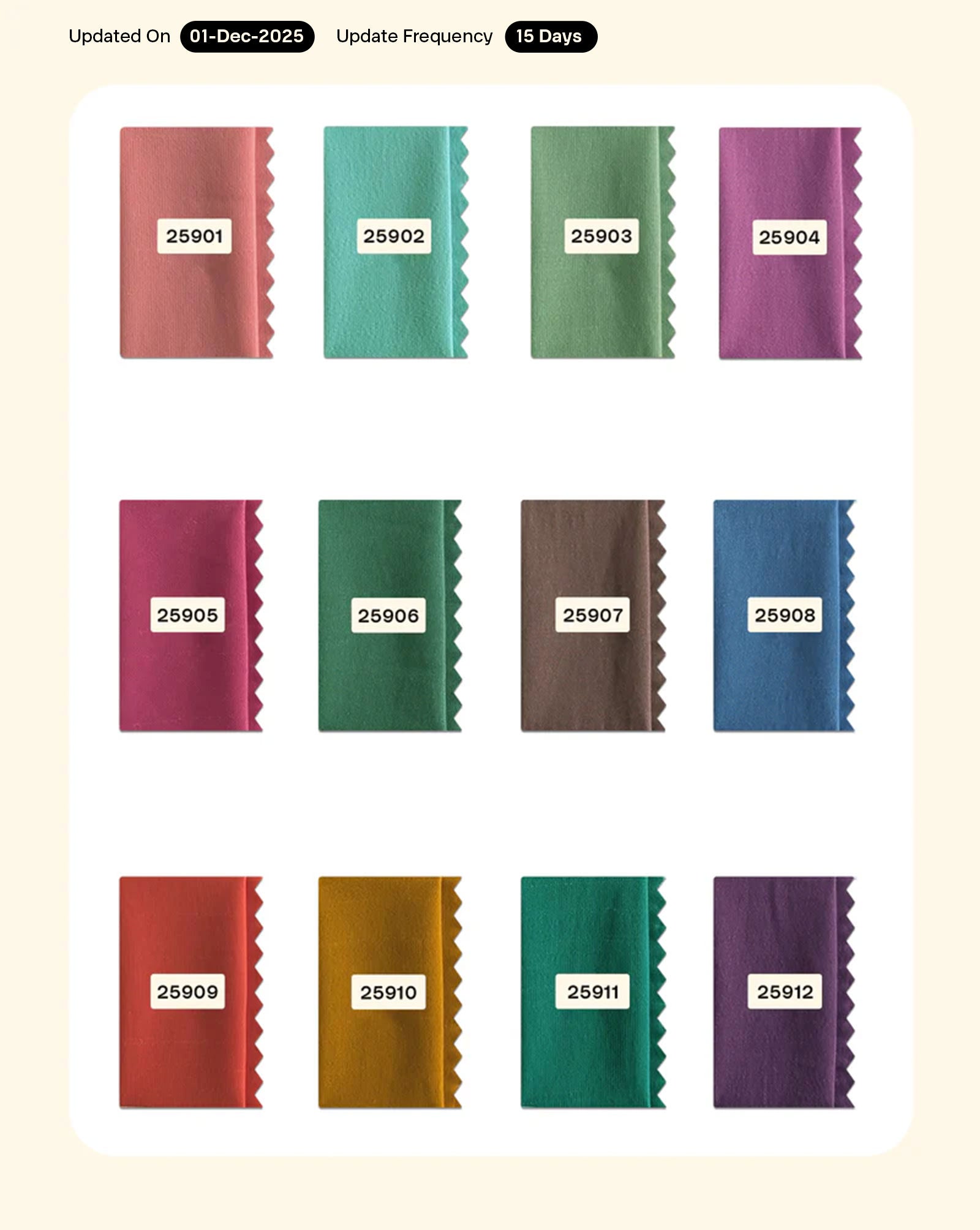 Poly Crepe Fabric 64" - 21 kg