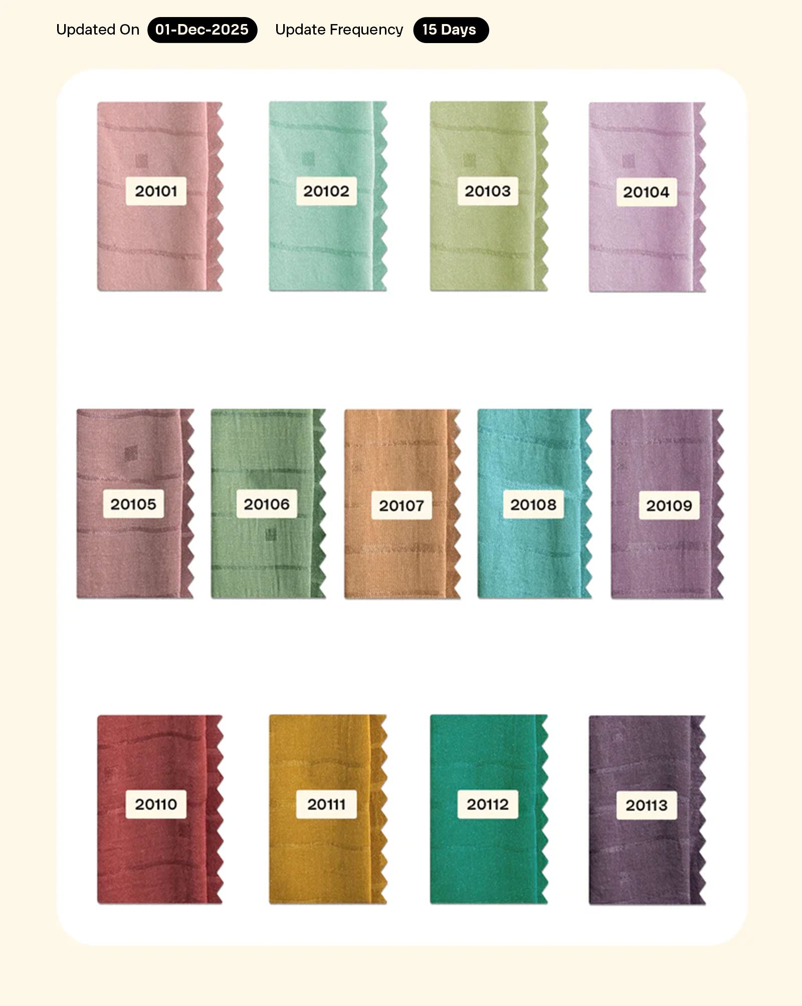 Stripes Poly Satin Dobby Fabric 52" - 10.5 kg