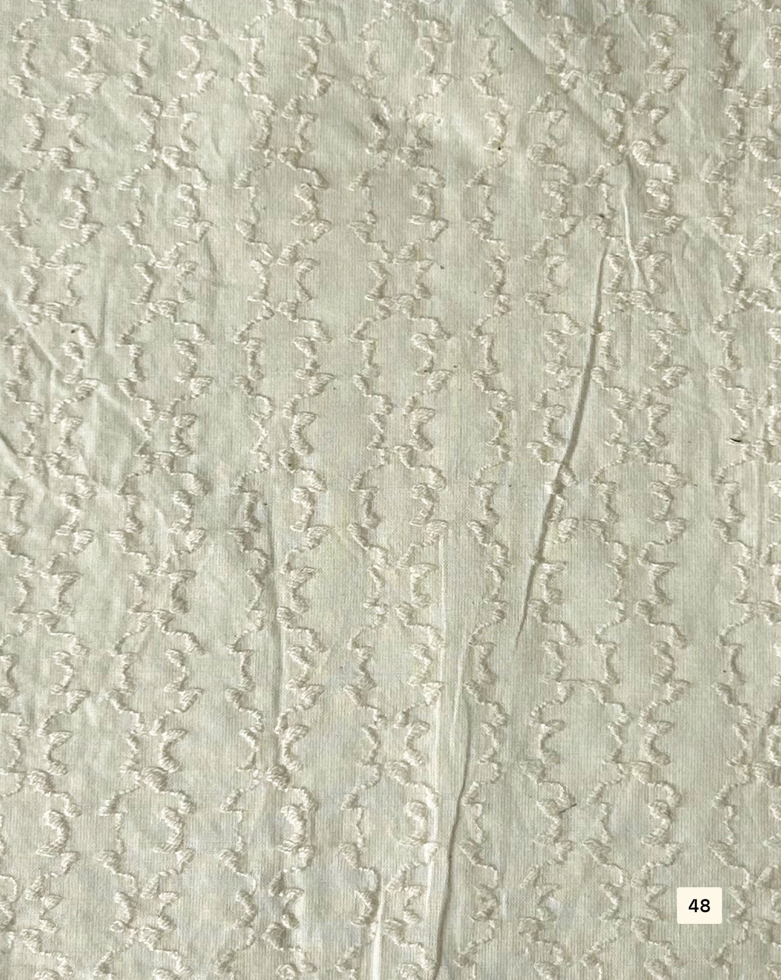 Greige Cotton Dobby fabric 48"