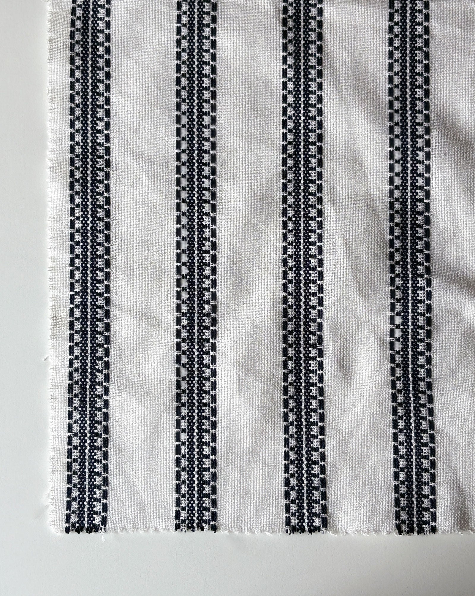 Navy Yarn Dyed Cotton Dobby Fabric 56"