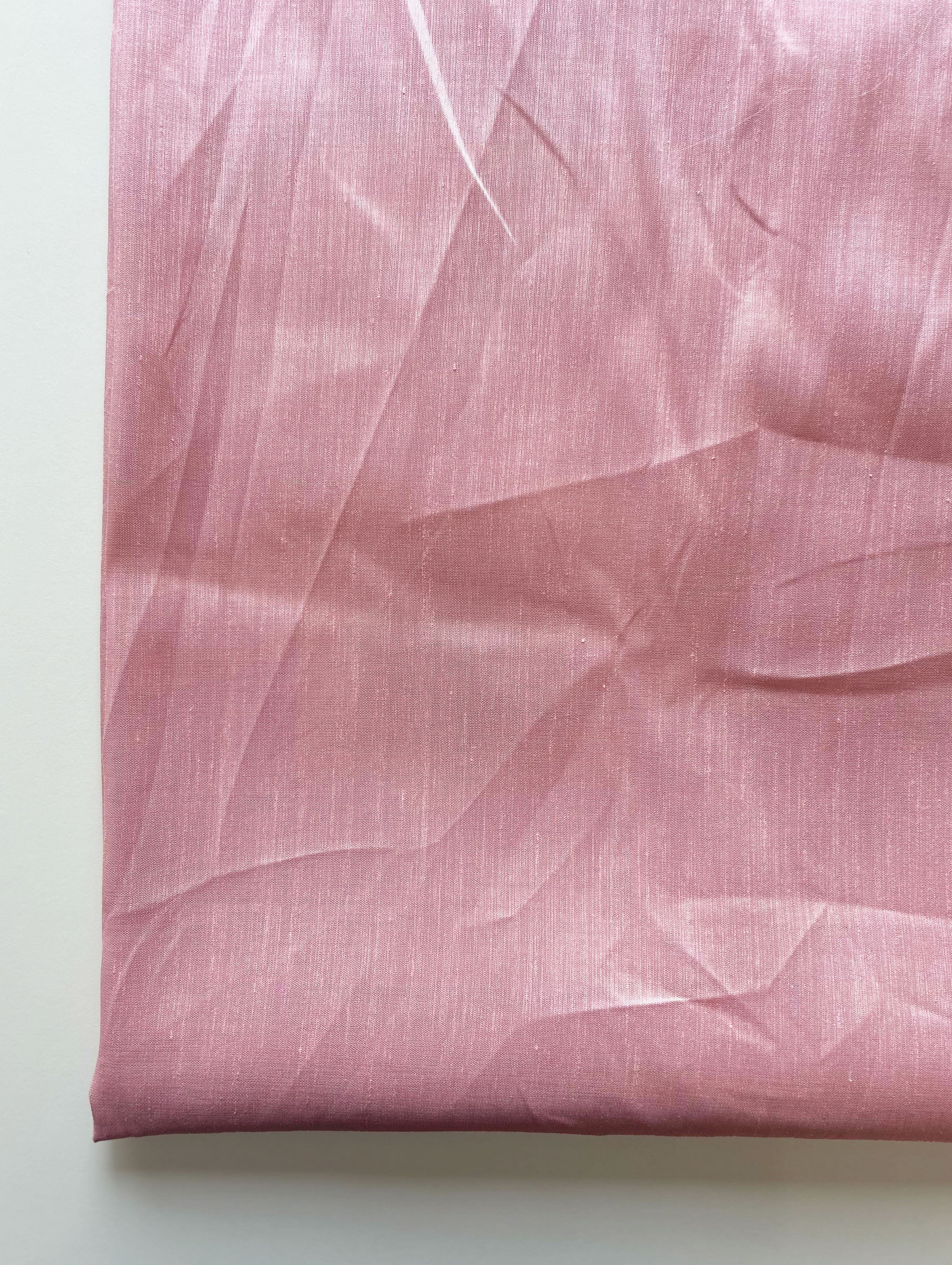 Pink Poly Silk Mill Dyed Fabric - 10 kg
